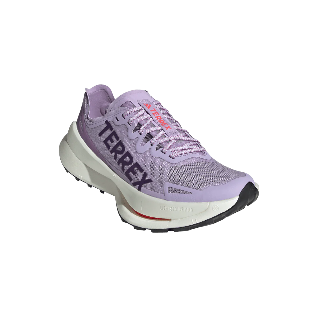 Adidas Womens Terrex Agravic Speed Ultra - Powder Plum/Aurora Plum/Lucid Red - Trail - AW25 - Image 3
