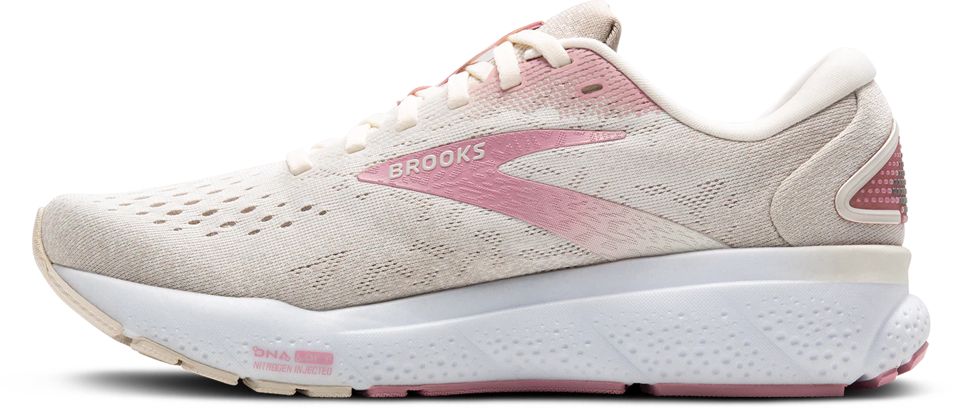 Brooks Womens Ghost 16 - Coconut/Zephyr/White - Neutral - SS25 - Image 3