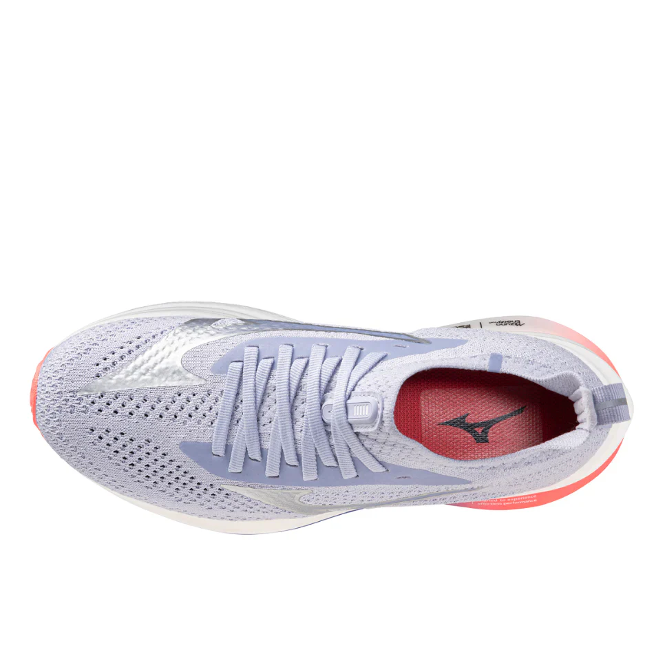 Mizuno Womens Neo Zen - Icelandic Blue/Silver/Striking Coral - Neutral - AW25 - Image 5