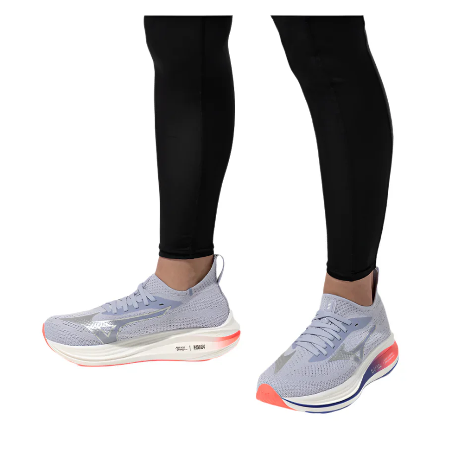 Mizuno Womens Neo Zen - Icelandic Blue/Silver/Striking Coral - Neutral - AW25 - Image 7
