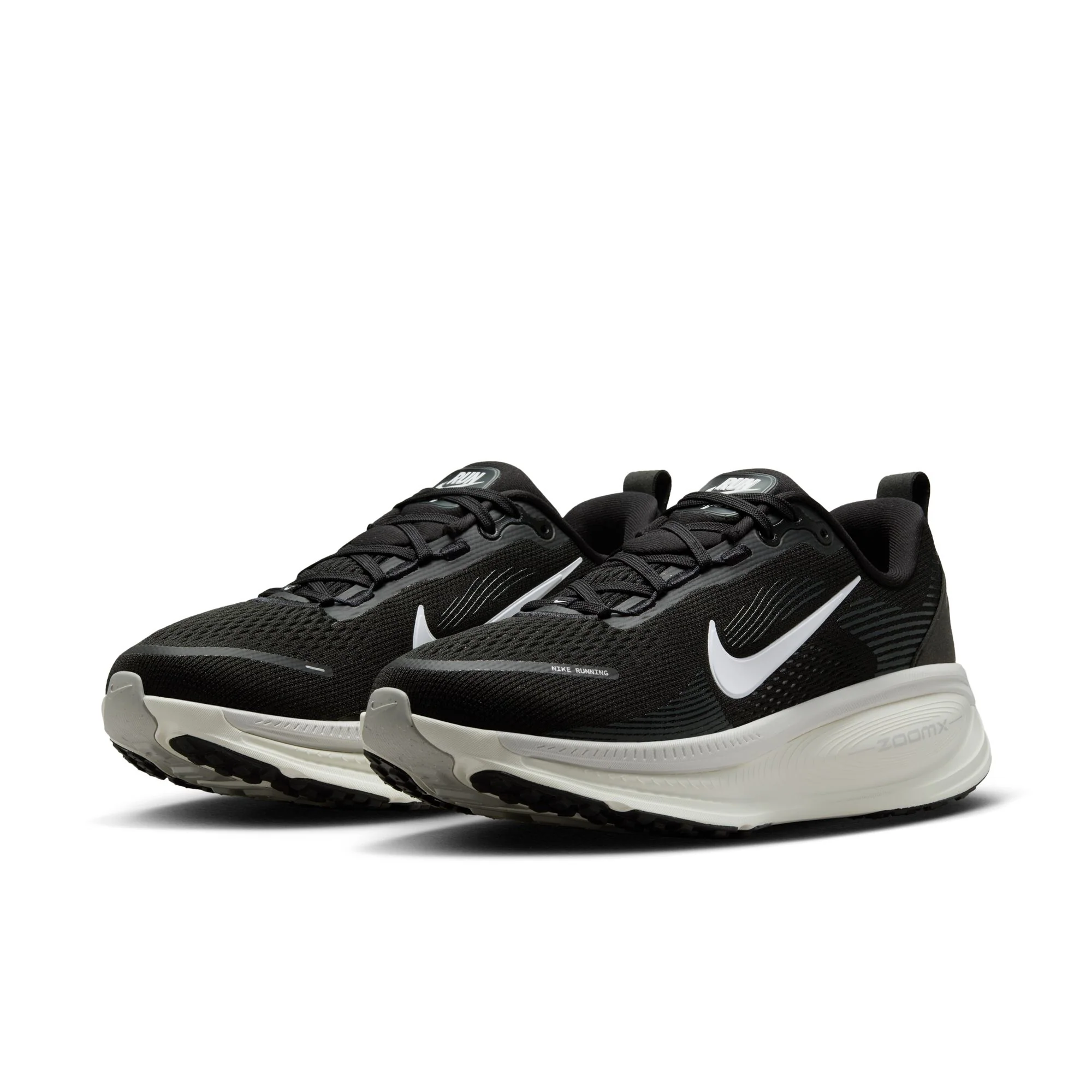 Nike Womens Vomero 18 - Black/Coconut Milk/Summit White - Neutral - SP25 - Image 9