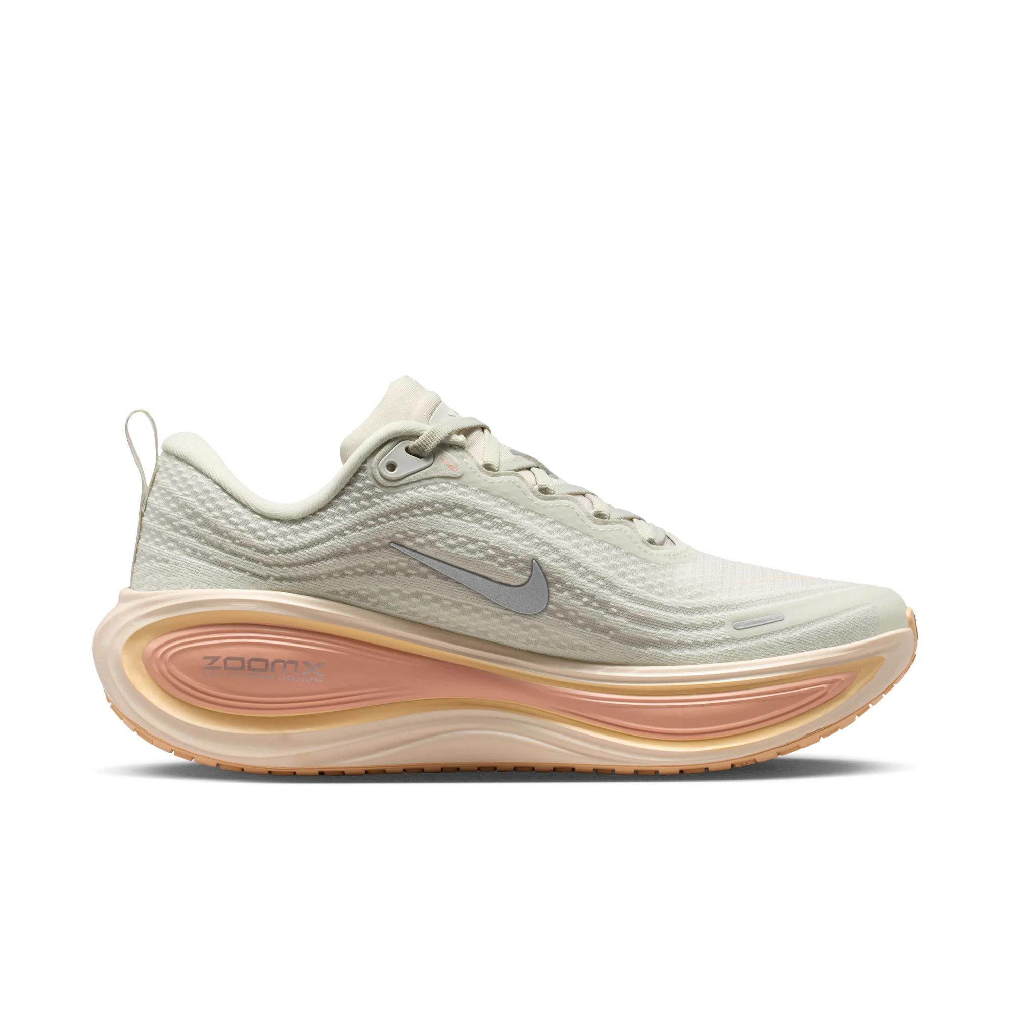 Nike Womens Vomero Plus - Light Bone/Metallic Silver/Arctic Orange - Neutral - SU26 - Image 5
