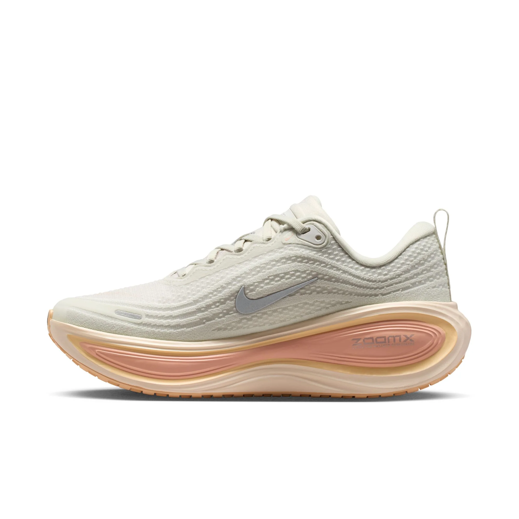 Nike Womens Vomero Plus - Light Bone/Metallic Silver/Arctic Orange - Neutral - SU26 - Image 7